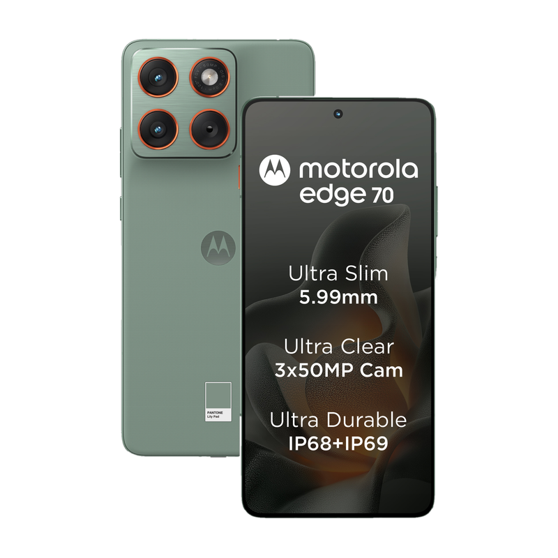 MOTOROLA Edge 70 (PANTONE Lily Pad, 256 GB)
