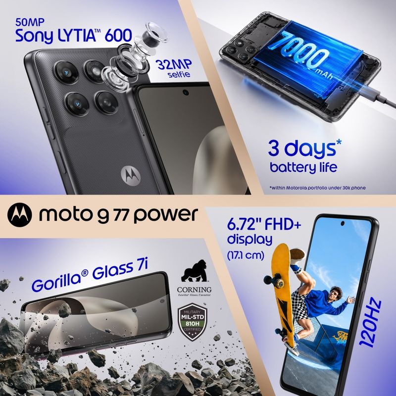 Motorola G77 Power 128GB 4GB RAM - Image 4