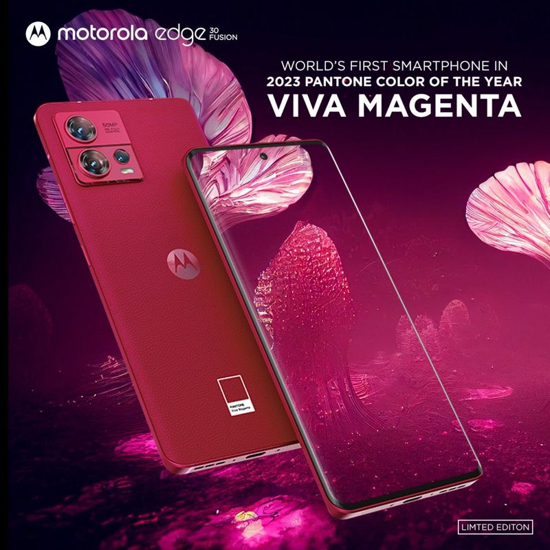 Motorola Edge 30 Fusion 128GB Viva Magenta - Image 5