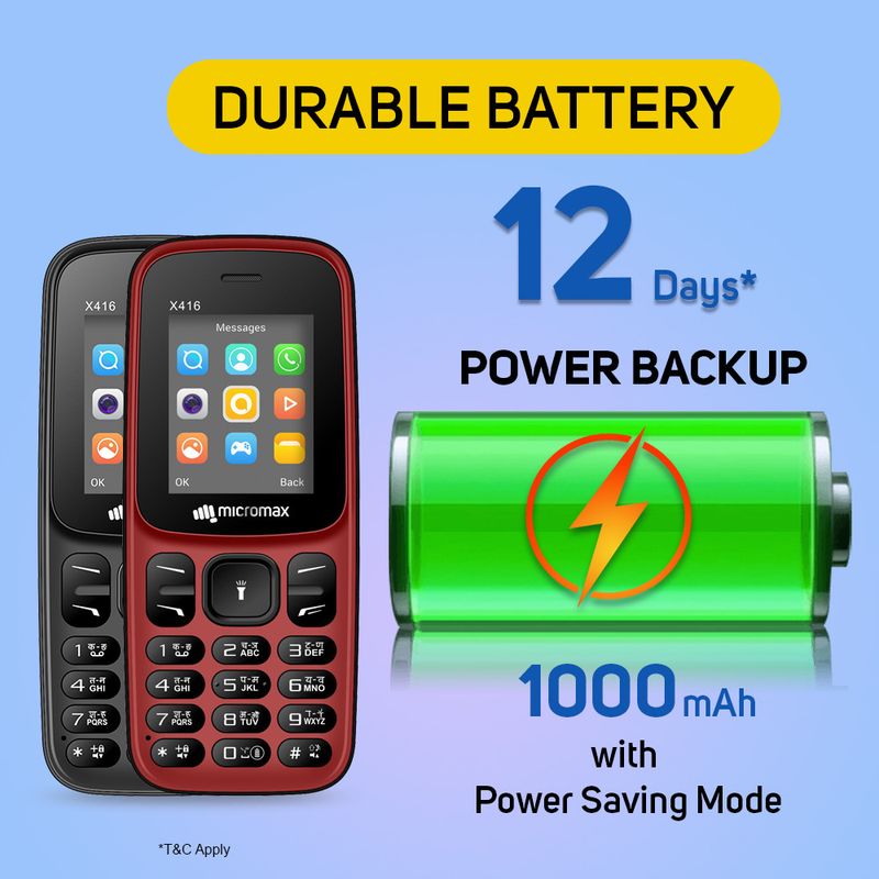 Micromax X416 Red - Image 5