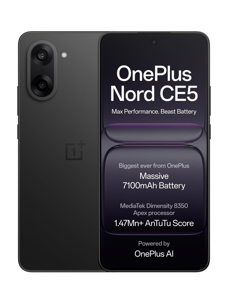 Oneplus Nord Ce5 5g (black Infinity, 128 Gb, 7100 Mah)