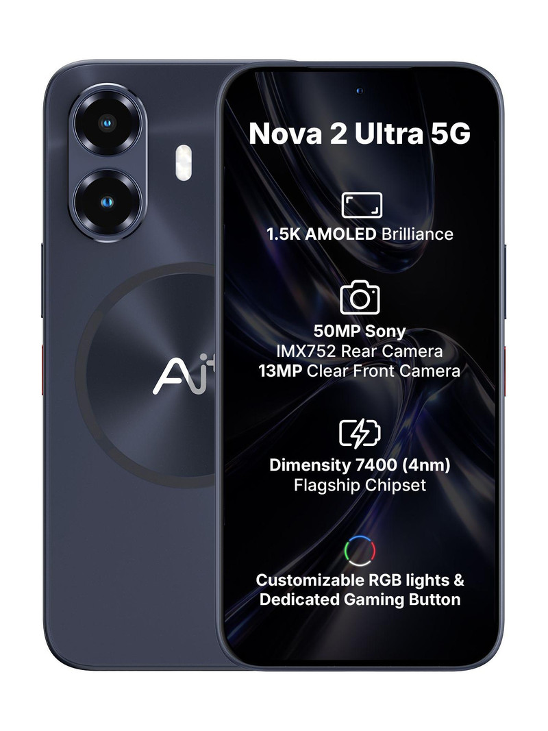 Ai+ Nova 2 Ultra 5G (Black, 128 GB) (6 GB RAM)