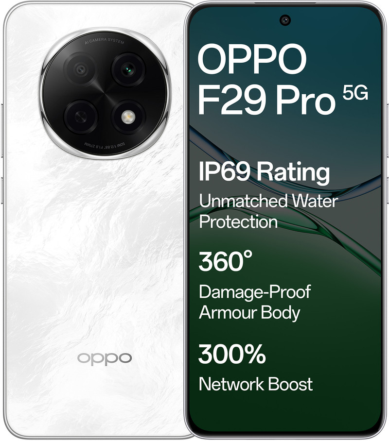 oppo f29 pro 5g marble white 128 gb
