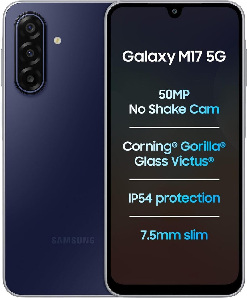 Samsung Galaxy M17 5g (moonlight Silver, 128 Gb, 5000 Mah)