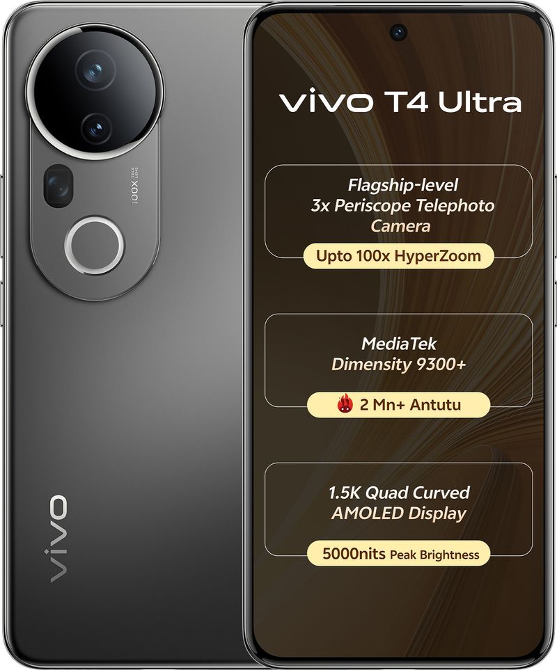 vivo T4 Ultra 5G 256GB 8GB RAM Meteor Grey - Image 2