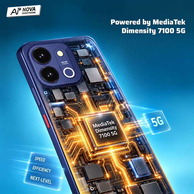 Nova 2 Power 5G 128GB Golden Blue Fusion - Image 5