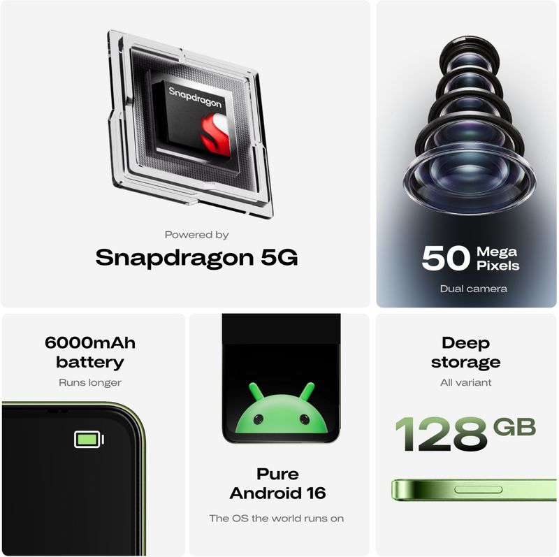 Mivi One 5G (Green, 128 GB) - Image 3