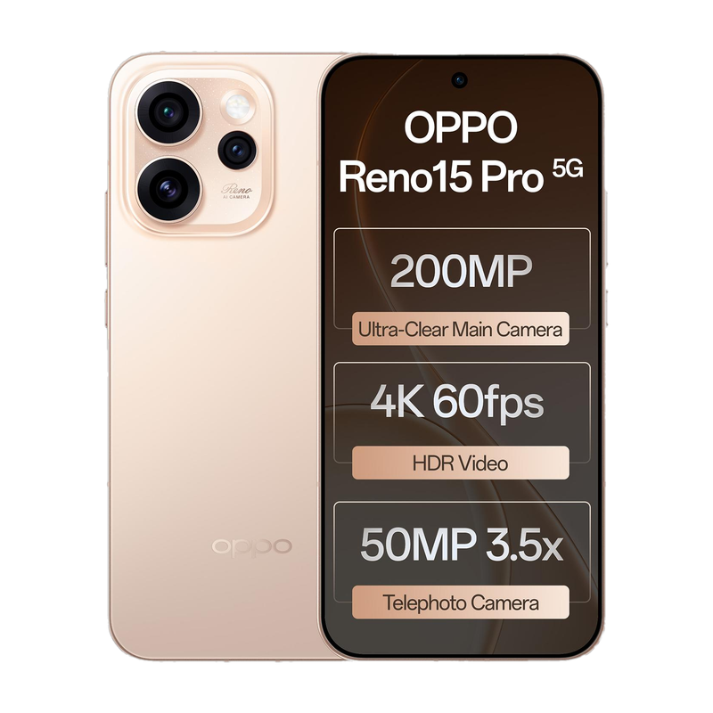 price history - OPPO Reno15 Pro 5G (Sunset Gold, 256 GB) (12 GB RAM)