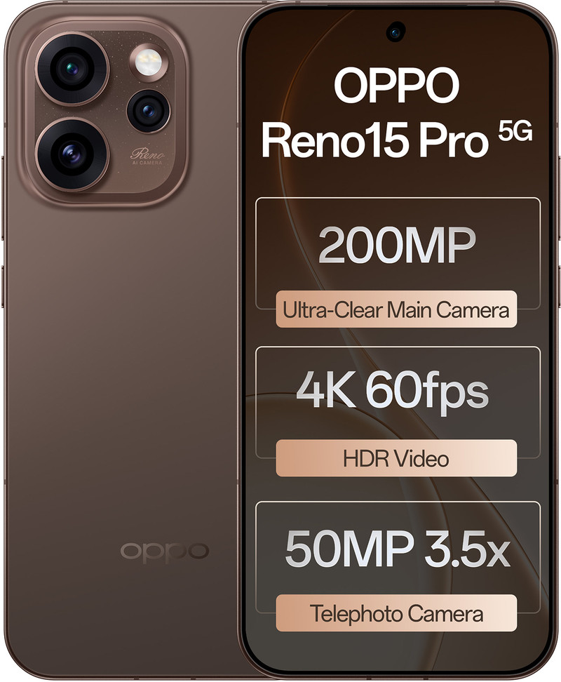 price history - OPPO Reno15 Pro 5G (Cocoa Brown, 512 GB) (12 GB RAM)