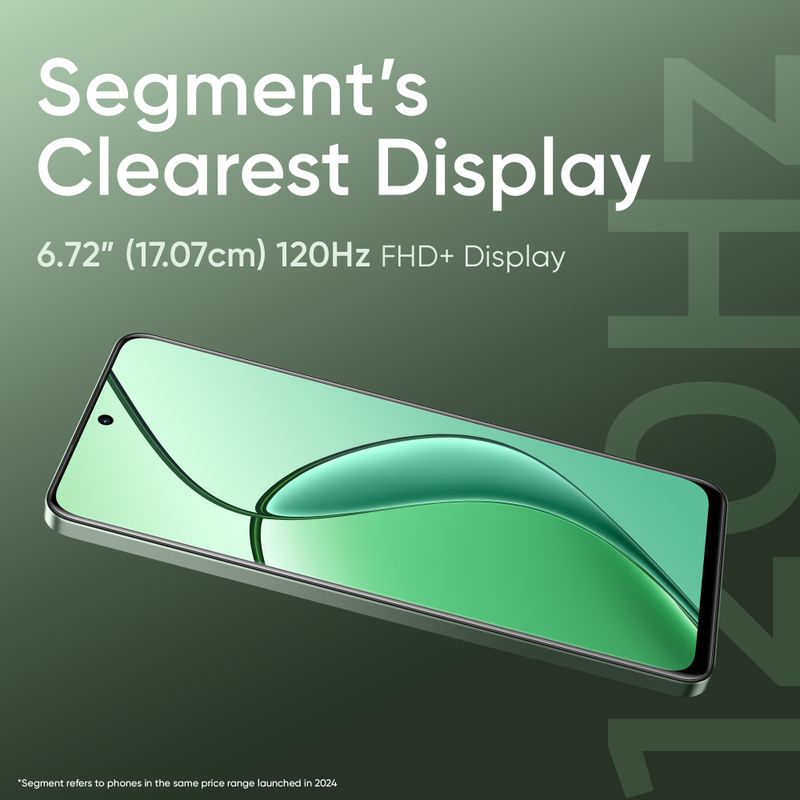 realme 12x 5G 128GB 4GB RAM Green - Image 4