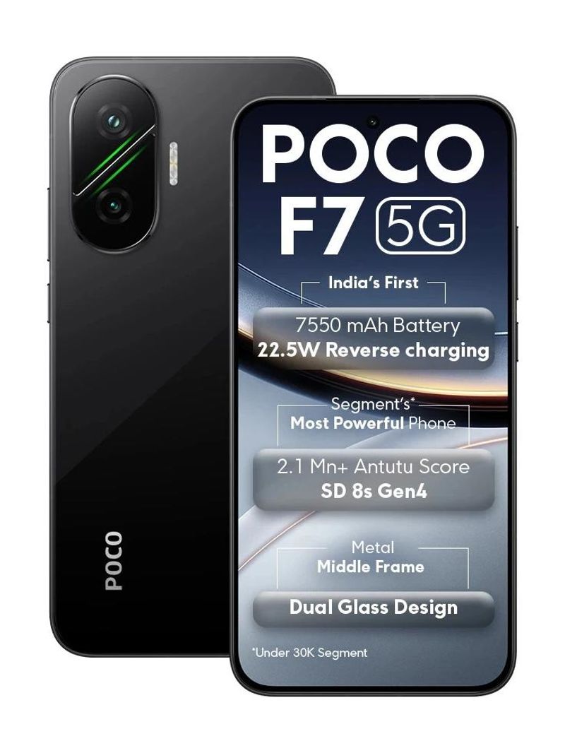 POCO F7 5G 12GB RAM 512GB Phantom Black - Image 2