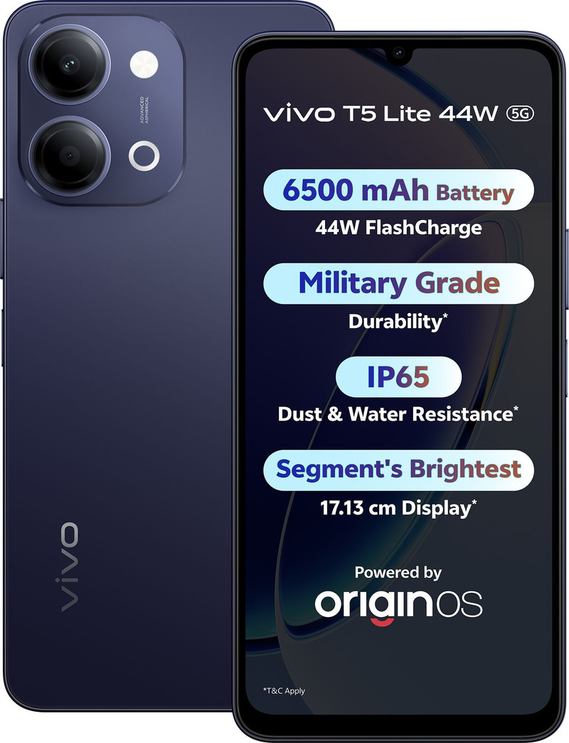 vivo T5 Lite 44W 5G (Twilight Shadow, 128 GB) 6 GB RAM