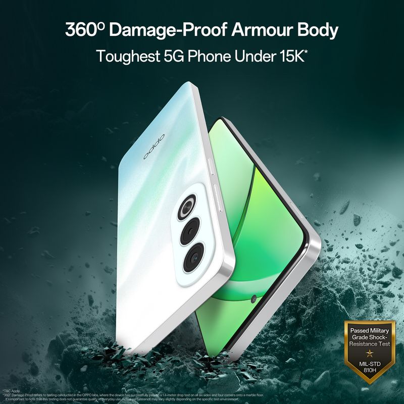OPPO K12x 5G 256GB 8GB RAM Blue - Image 2