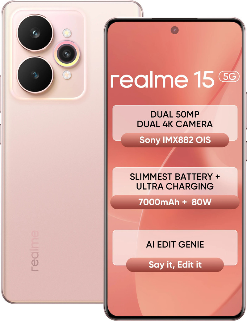 realme 15 5g silk pink 128 gb