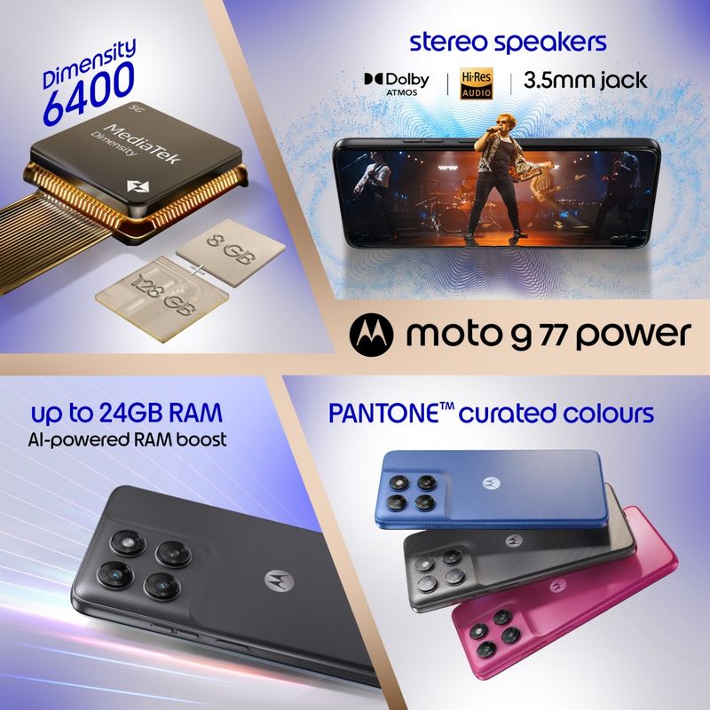 Motorola G77 Power 128GB 4GB RAM - Image 5