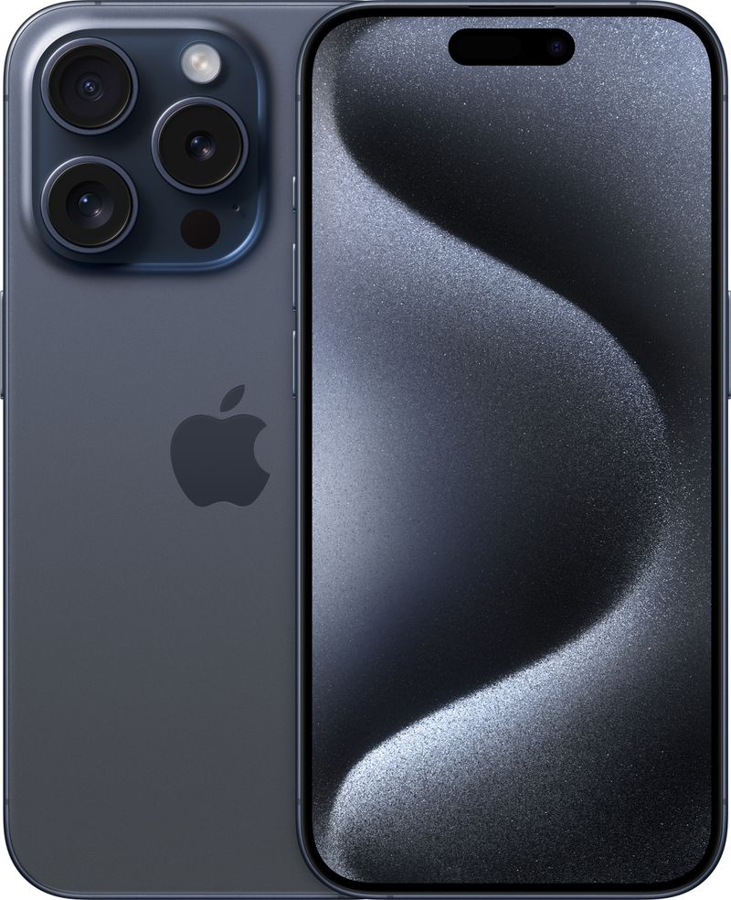 APPLE iPhone 15 Pro Blue Titanium 256GB - Image 2