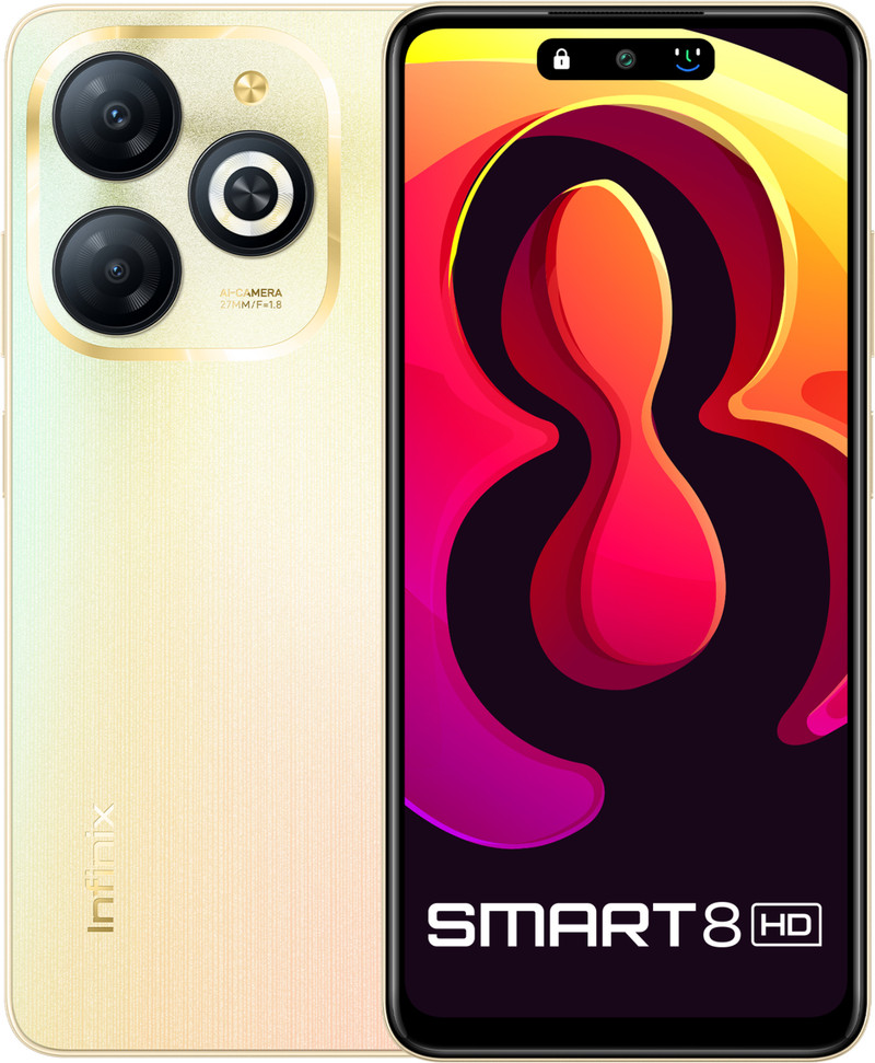 Infinix Smart 8 Hd (shiny Gold, 64 Gb, 5000 Mah)