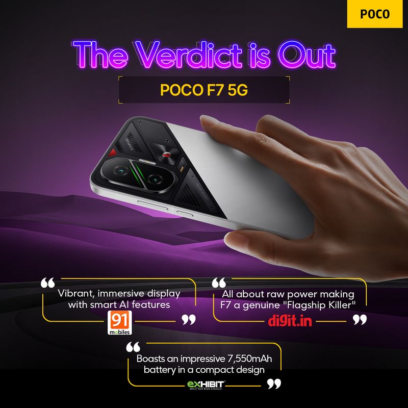 POCO F7 5G 512GB 12GB RAM Cyber Silver - Image 5