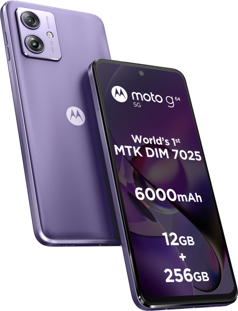 MOTOROLAMotorola g64 5G (Ice Lilac, 256 GB)