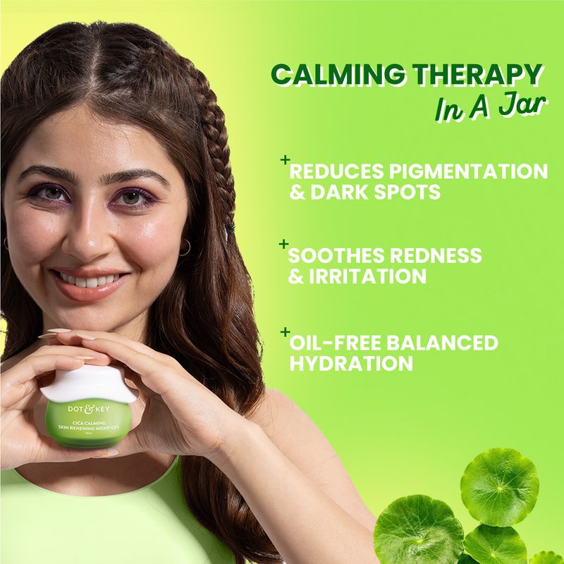 Dot & Key Cica Calming Skin Renewing Night Gel Moisturizer - Image 4