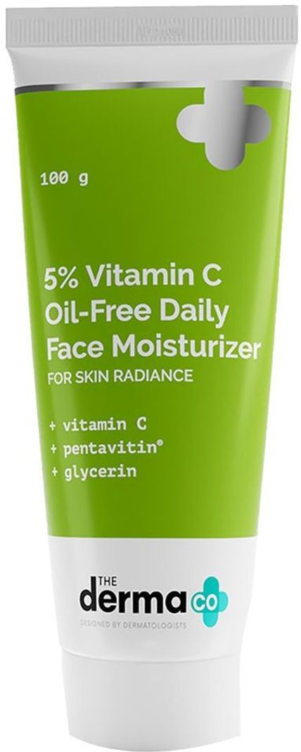 The Derma Co 5% Vitamin C Oil-Free Face Moisturizer 100g - Image 2