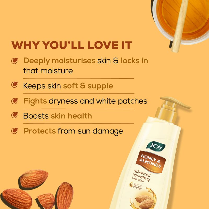 Joy Honey & Almonds Nourishing Body Lotion - Image 6