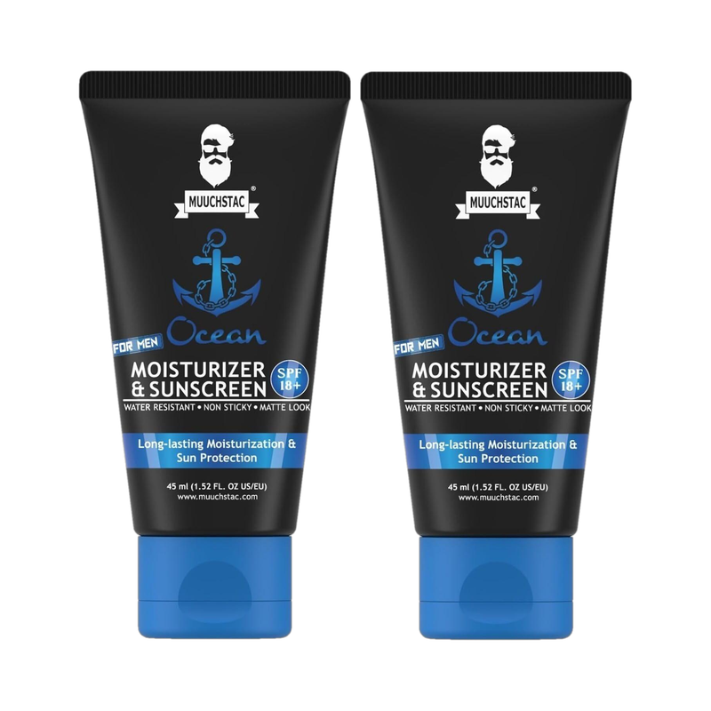 MUUCHSTAC Men's Ocean Moisturizer & Sunscreen Matte Look Cream, 90 ml - Image 2