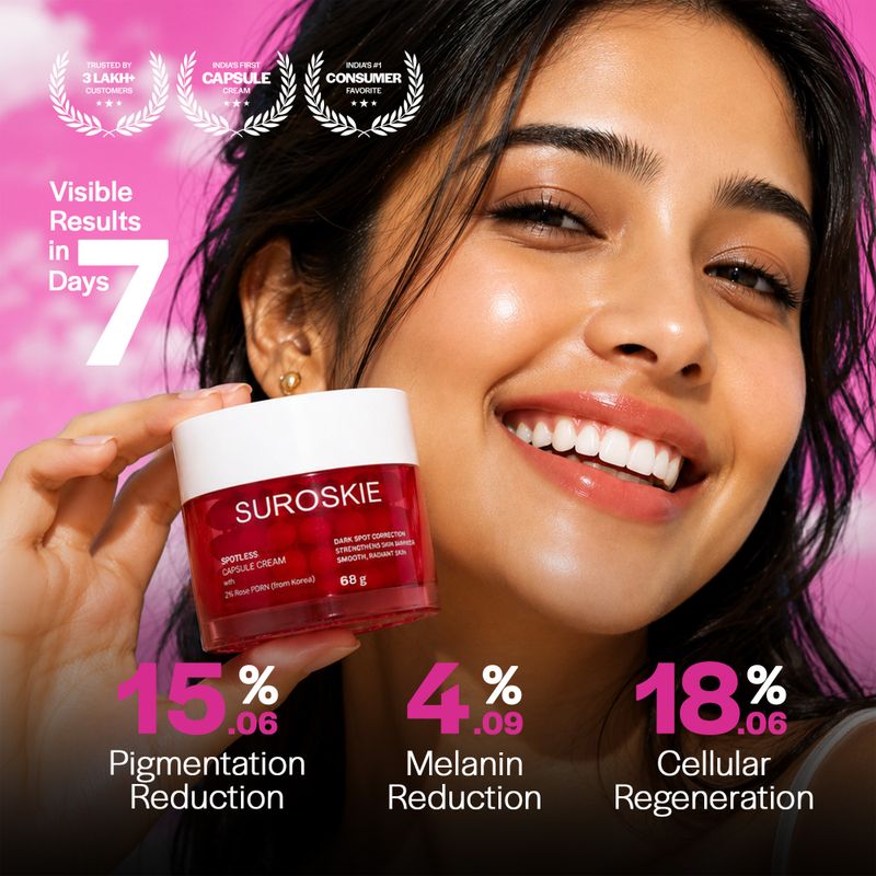 Suroskie Spotless TXA Capsule Cream | 4% Tranexamic Acid (TXA) + 2% Rose PDRN (Korea) (68 g) - Image 4