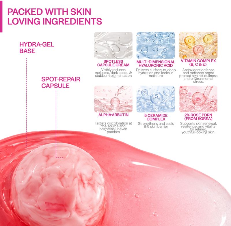 Suroskie Spotless TXA Capsule Cream | 4% Tranexamic Acid (TXA) + 2% Rose PDRN (Korea) (68 g) - Image 3