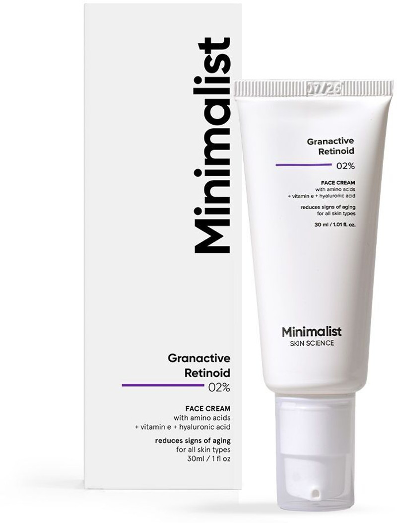 minimalist 2 retinoid anti aging night cream wrinkles fine lines