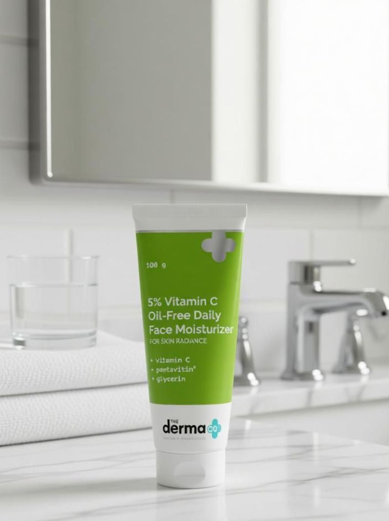The Derma Co 5% Vitamin C Oil-Free Face Moisturizer 100g - Image 3