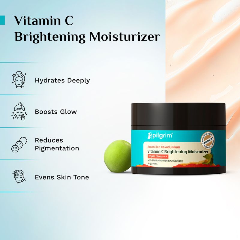 Pilgrim Vitamin C Brightening Moisturizer 50g - Image 4