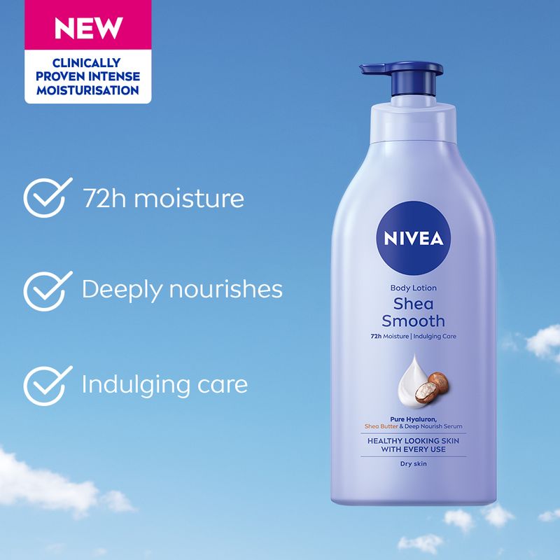 NIVEA Shea Smooth Moisturizer Lotion 400 ml - Image 5