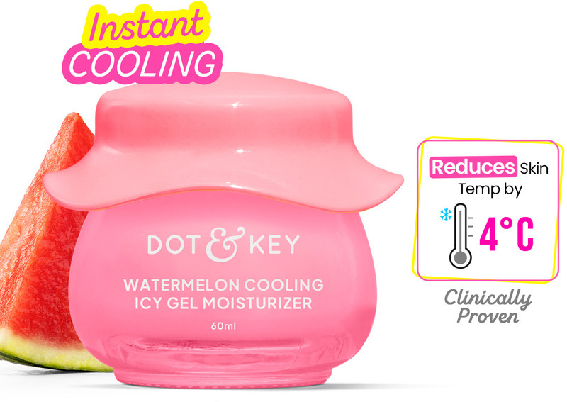 dot key watermelon cooling icy gel moisturizer instantly cools skin with hyaluronic
