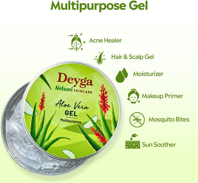 Deyga Aloe Vera Gel 100% Pure Multipurpose - Image 4
