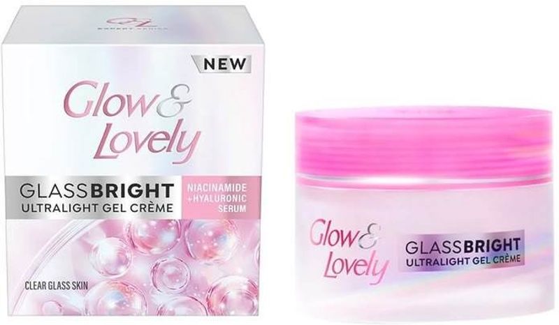 Glow & Lovely Glass Bright Ultralight Gel Creme 50g - Image 2