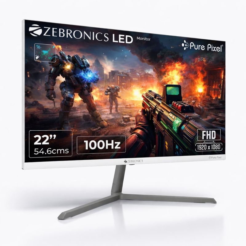 ZEBRONICS 22 inch Full HD IPS Monitor - Image 3