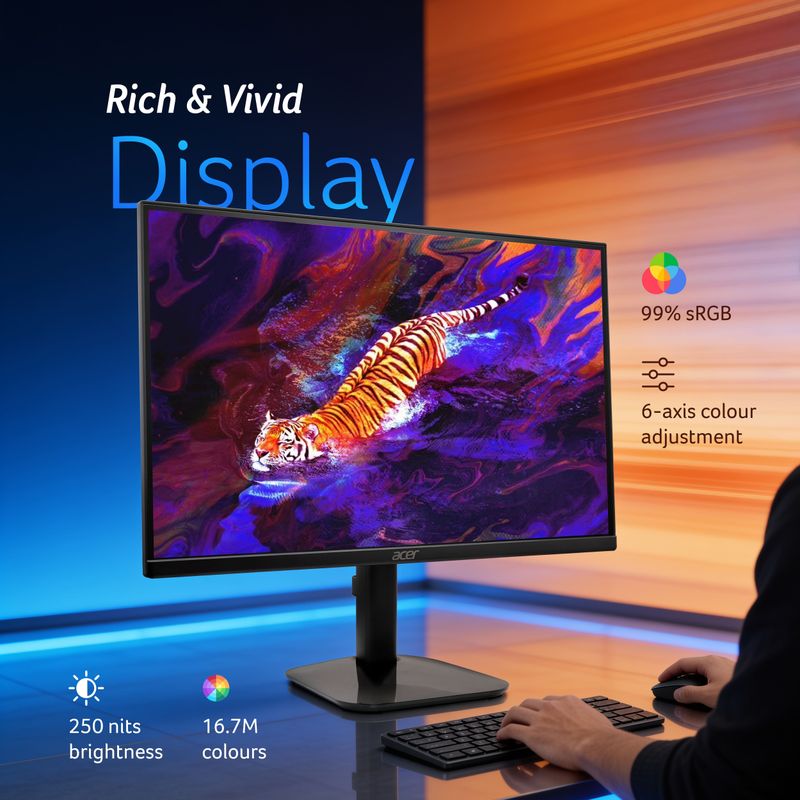 Acer KA222Q 22 inch Full HD IPS Monitor - Image 6