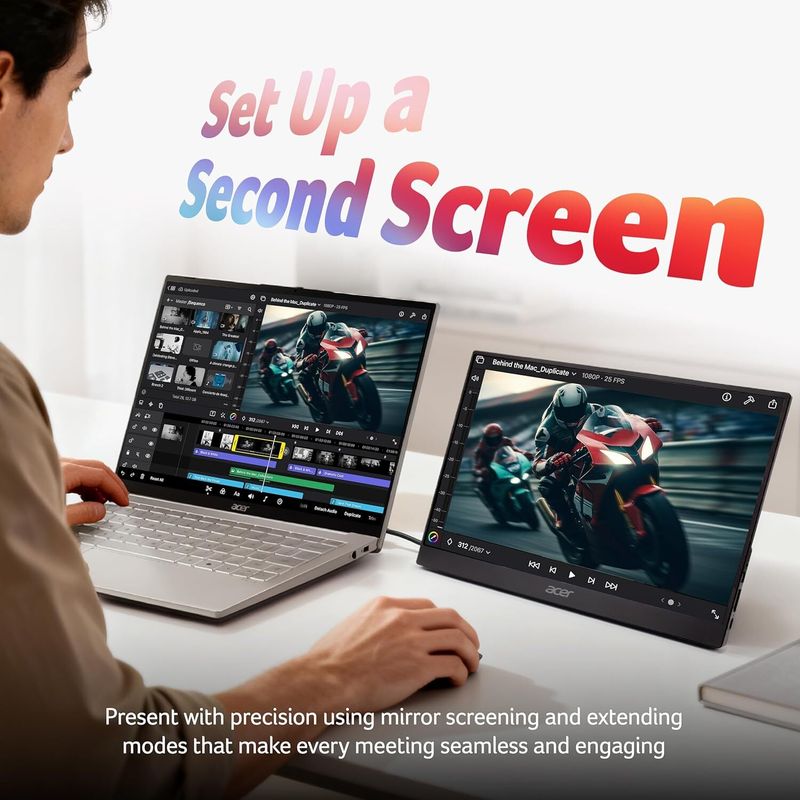 Acer PM161Q B1 16 inch Full HD IPS Monitor - Image 6