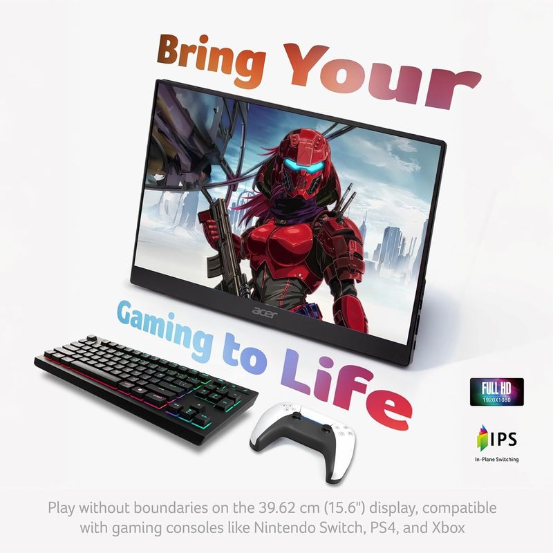 Acer PM161Q B1 16 inch Full HD IPS Monitor - Image 5