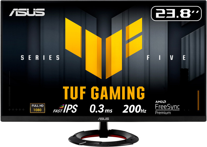 ASUS TUF 60.45 cm (24 inch) Full HD IPS Panel Gaming Monitor (TUF...more — image 1 of 29