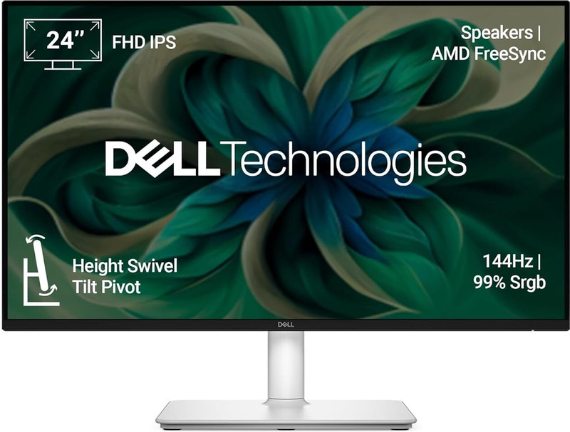 Dell S-series 60.96 Cm 24 Inch Full Hd Led Backlit Ips Panel 2xhdmi, Built- 6w Dual Speakers, Tv Rheinland 4-star Eye Comfort, Flicker-free Monitor S2