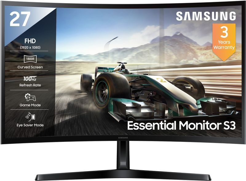Samsung S3 27 inch Curved Full HD LED Monitor - Image 2