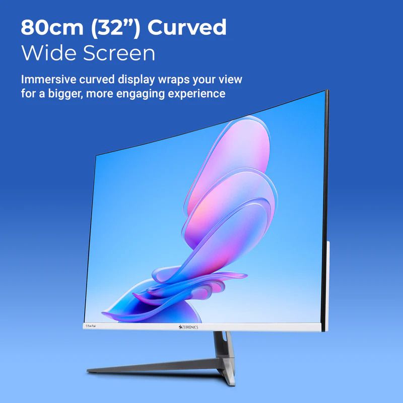 ZEBRONICS 32 inch Curved Full HD IPS Monitor - Image 3