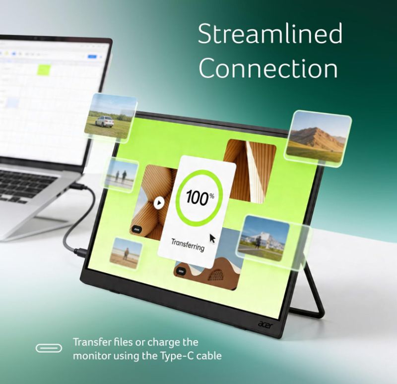 Acer PM 16 inch Full HD IPS Monitor - Image 4