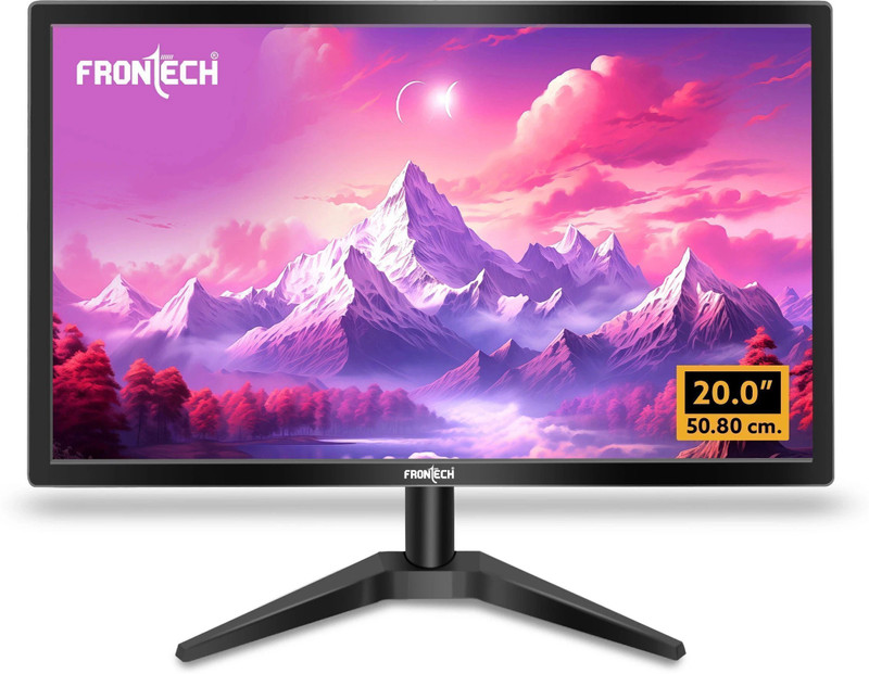 price history - Frontech - 50.8 cm (20 inch) HD LED Backlit VA Panel Monitor (MON...more