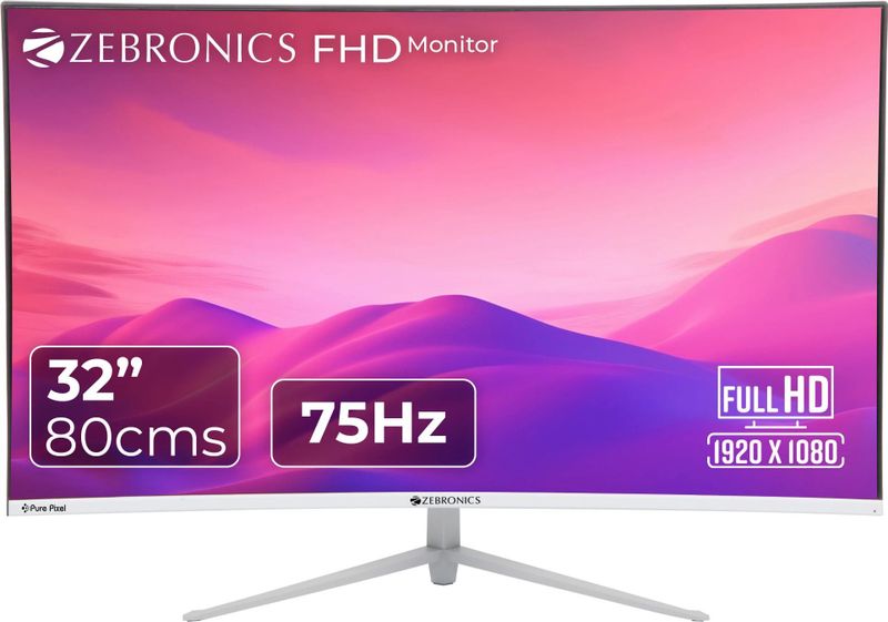 ZEBRONICS 32 Inch Curved Full HD VA Panel - Image 2