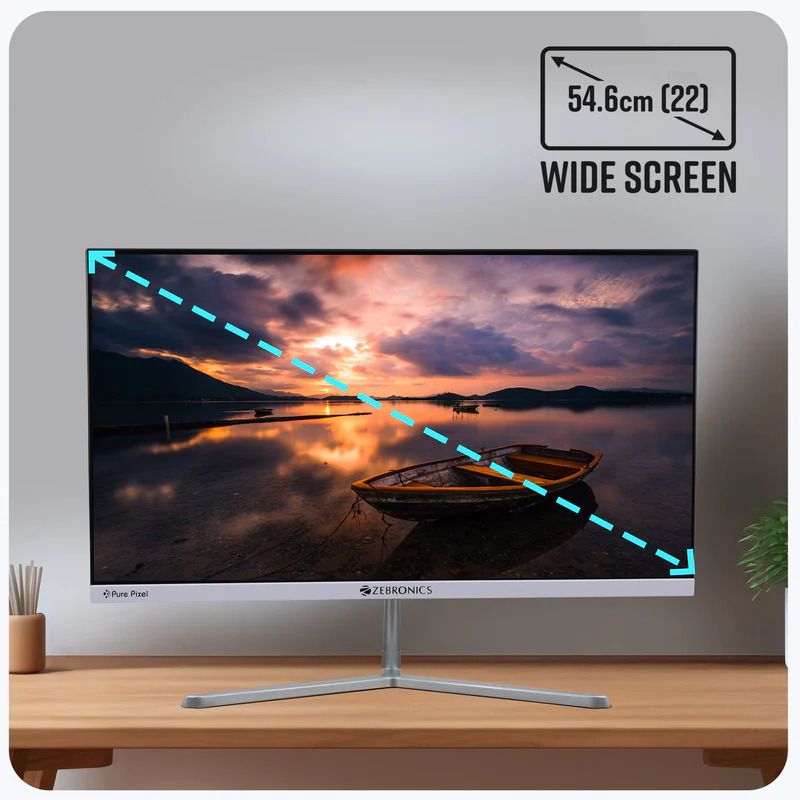 ZEBRONICS 22 inch Full HD VA Panel Monitor - Image 4
