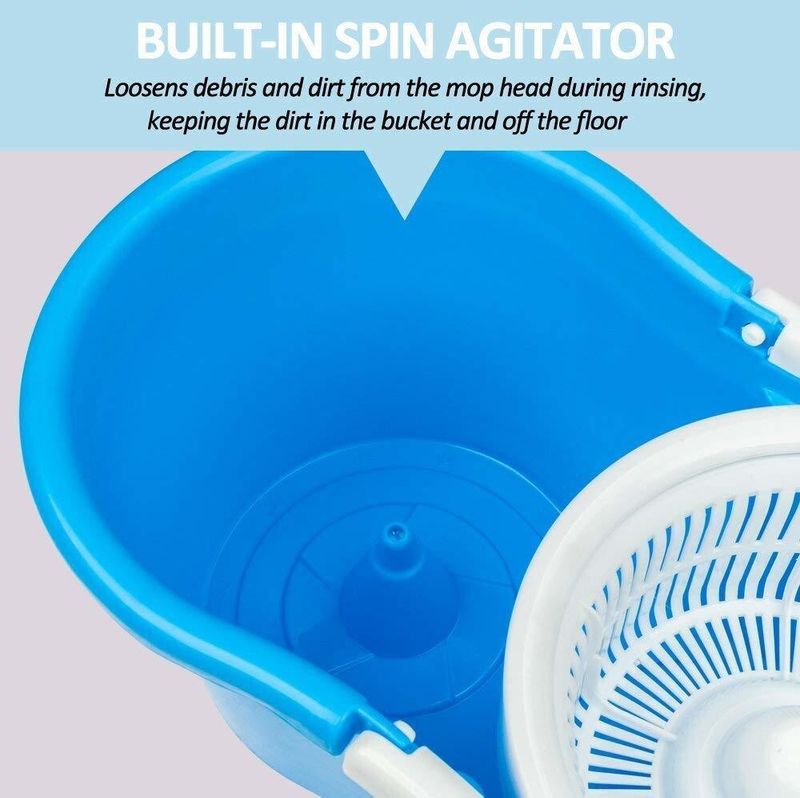 Shivonic Magic Dry Bucket Mop 360 Spin - Image 6