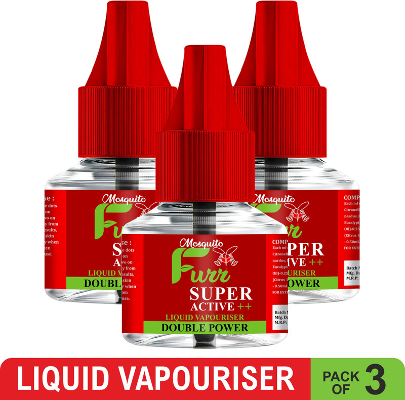 mosquito furr naturals double power liquid vaporiser refill